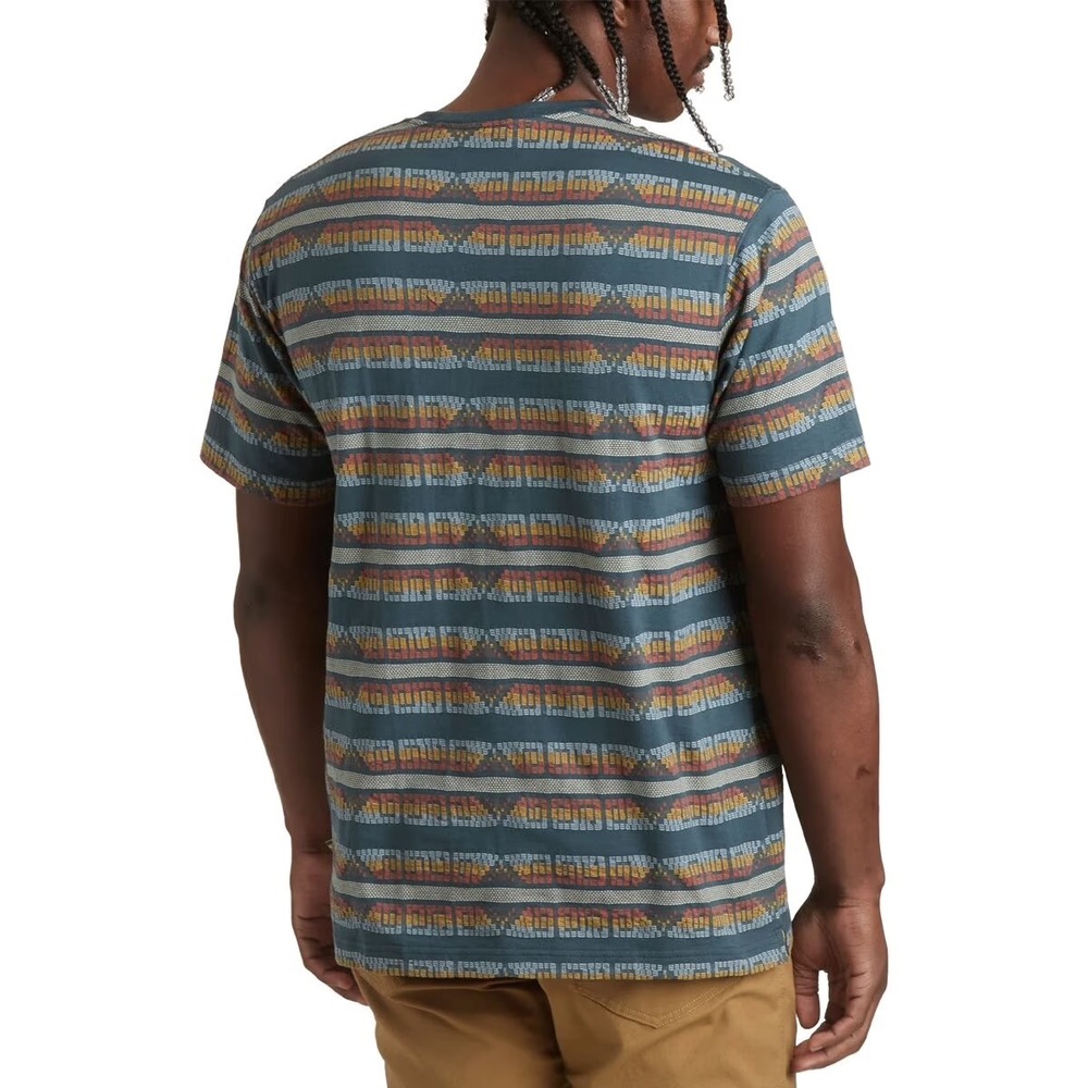 Howler Brothers Mens Jacquard Southwestern Stripe Pocket T-Shirt Sz XL Gorpcore